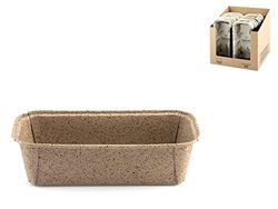 H&h set 3 stampi cacao rettangolari forno e friggitrice ad aria cm 18x7x5