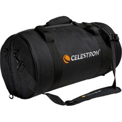 Celestron 94026 Sacca telescopio per tubi ottici 8” Schmidt Cassegrain ed EdgeHD – Custodia per trasporto impermeabile e resistente con pareti protettive, tasca per accessori e fascia imbottita, Nero