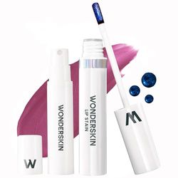 Wonderskin Wonder Blading Lip Stain Peel Off And Reveal Kit - Tinta Per Labbra Nude Impermeabile E A Lunga Durata, Kit Per Macchie Di Trucco Naturale A Prova Di Trasferimento (Bella)