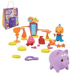 Pocket Money Piggies PCT00300 Prom Party Leuke Kleurrijke Gevuld met Fun Pocket Sized Store Munten of speelset in Piggy Bank-Gift voor Kinderen