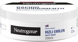 Neutrogena Formula Norvegese Balsamo Leggero Multiuso Rapido Assorbimento, Crema corpo, viso e mani, Crema mani riparatrice con 10% Glicerina, Crema corpo idratante pelle secca e normale, 200 ml