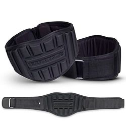 Vector X GB-100 gewichtheffen riem | Kleur: zwart | maat: extra groot | voor mannen en jongens | materiaal: leer | beschermt rug en vermindert risico op letsel | beste ondersteuning comfort