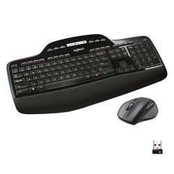 Logitech MK710 Combo teclado e rato sem fios para Windows, design QWERTY US internacional, preto