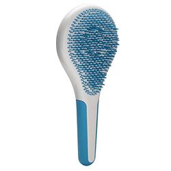 Michel Mercier Hair Brush pour cheveux épais – Bleu Detangling Poignée antidérapante, pack de 1 (1 x 1 pièce)