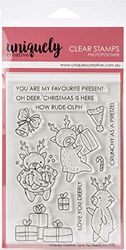 UNIQUELY CREATIVE Clear Stamps LVE, Love You Deerly, One Size