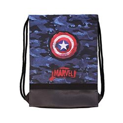 Marvel Captain America Supreme-Sac à Cordon Storm, Bleu Foncé