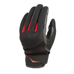 KSK Gants Été VERAO Gants Moto, Scooter Noir et rouge
