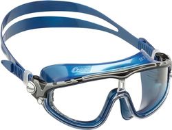Cressi Skylight Óculos de natação anti-embaciamento, unissexo para adulto, azul/preto, tamanho único