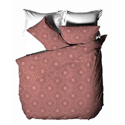 The Linen Yard Bohemian påslakanset Super King Red Clay