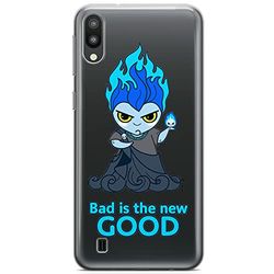 ERT GROUP mobiltelefonfodral för Samsung M10 originalt och officiellt licensierat Disney mönster Hades 001 optimalt anpassad till formen på mobiltelefonen, gedeeltelijk transparant