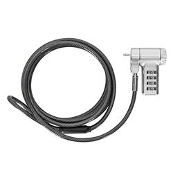 Laptop Lock, DEFCON Ultimate Universal Resettable Combination Cable Lock with Adaptable Lock Head - Targus