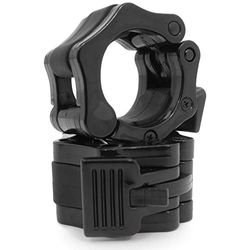 ProsourceFit Olympische halterklemmen met snelsluiting, paar duurzame halterklemmen voor krachttraining, gewichtheffen, powerlifting, zwart