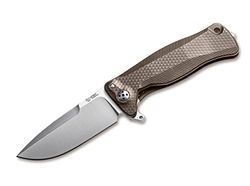 LionSteel Unisex - Adulto SR22 Titan Bronce Navaja 18,0 cm