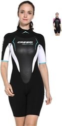 Cressi Altum Lady Shorty Wetsuit - 3 mm Neoprene Shorty Wetsuit