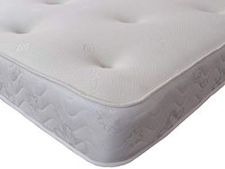 Starlight Beds - 3ft Single Mattress. 9 Inch Deep Sprung Single Mattress with Environmentally Friendly Memory Fibre (3ft x 6ft3, 90cm x 190cm)