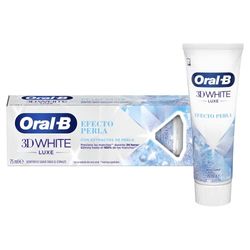 Oral-B 3D White Luxe Efecto Perla Pasta Dentífrica Blanqueamiento, 75 ml