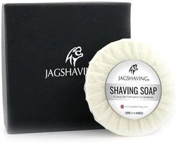 Jag Shaving Jabón de afeitar para hombres – Jabón de afeitar cremoso para una rica espuma – Jabón de afeitar hidratante para rellenar para el afeitado tradicional Adecuado para todo tipo de piel