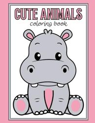 Cute Animals: Coloring Book