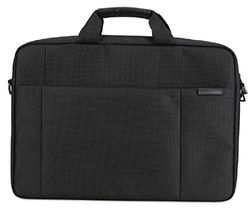 Acer Notebook Carry Case (geschikt voor notebooks tot 14 inch/Chromebooks: Universele beschermhoes met schouderriem, en bekleding, riem voor bevestiging aan trolley, extra voorvak) zwart