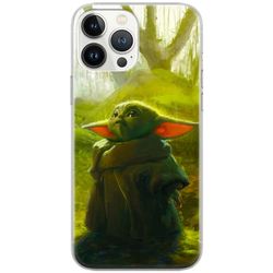 ERT GROUP mobiltelefonfodral för Iphone 13 PRO MAX originalt och officiellt licensierat Star Wars mönster Baby Yoda 017 Vit optimalt anpassad, fodral tillverkad av TPU-plast