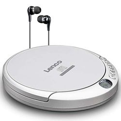 Lenco CD de 201SI Lenco CD de 201SI leitor de CD/MP3 Player it Anti Schock e função de carregamento cor branca