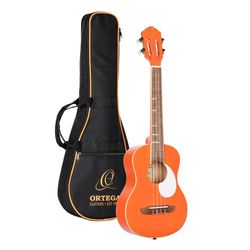 Ortega Guitars Tenor Ukulele orange - Gaucho Series - includes Gig Bag - Agathis wood (RUGA-ORG)