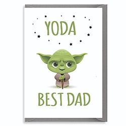 Yoda Best Dad, Dad Verjaardagskaart, Verjaardagskaart Papa, Gelukkige Verjaardag Papa, Grappige Papa Verjaardagskaart, Grappige Kaart - F1