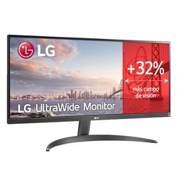 LG 29WQ60A-B - Monitor UltraWide Ultrapanorámico 29", 21:9, Panel IPS: 2560x1080, 300cd/m², 1000:1, HDMIx1, DPx1, Altavoces Estéreo 7W con Tecnología MaxxAudio, Negro