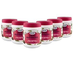 Milmil Crème Régénératrice pour Cheveux Masque Cheveux Professionnel, Parfum Beurre de Karité, Compresse Professionnelle pour Cheveux Secs et Traités - 6 x 1000 ML
