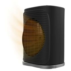 Cecotec Elektrische Lage Verbruik Kachel ReadyWarm 2050 Max Force Black. Ventilatorkachel 2000 W, 3 Modus, Instelbare Thermostaat, Eenvoudig Gebruik, Dekking Gebied 20 m2, Zwart