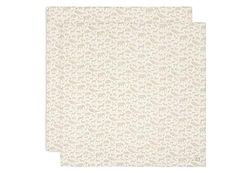 Jollein 535-852-67044 Mulldoekjes/Swaddle Set van 2 Dieren Nougat/beige (115x115 cm)