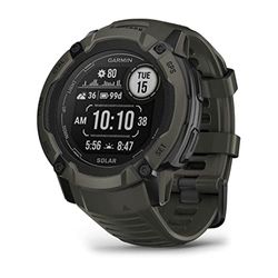 Garmin Instinct 2X Solar, Smartwatch, Mossgrön