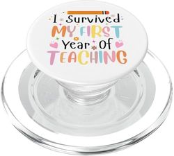 I Survived My First Year of Teaching PopSockets PopGrip for MagSafe