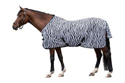 HKM 4668 Couverture Anti-Mouches Motif zèbre 165 cm