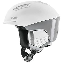 uvex ultra pro - skihelm voor dames en heren - individueel passysteem - magneetsluiting - white/grey - 51-55 cm