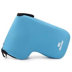 MegaGear Caminho de câmara de neoprene ultra leve compatível com Sony Alpha A7 III, A7R III, A9 (28-70 mm) - azul