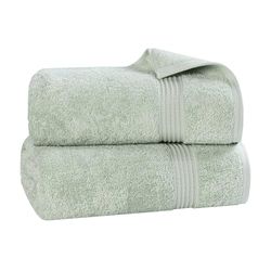 Superior badlakanshandduksset i egyptisk bomull, 2-pack, överdimensionerade kroppshanddukar för vuxna och barn, stor handduk för bad, dusch, gästbadrum, spa, gym, resort, tillbehör, Airbnb, salvia