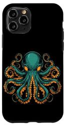 Simpatico animale di polpo per gli amanti del mare e dell'oceano Custodia per iPhone 11 Pro