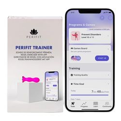 Perifit - Ejercitador de Kegel con aplicación | Entrenador del suelo pélvico | Fortalece tu suelo pélvico, mejora el control de la vejiga y agiliza la recuperación postparto