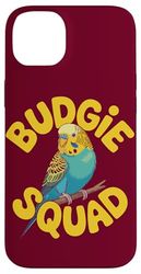 Budgie Parrocchetto Proprietario Budgie Squad Custodia per iPhone 14 Plus