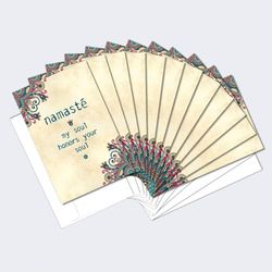 Tree-Free Greetings EcoNotes 12 Count Age Doesn't Mean Blank Notecard Set with Envelopes, All Occasion, Ralph Waldo Emerson Quote (FS56960), color Botón de nombre Honor.