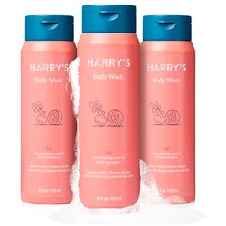 Harry's Men's Body Wash, Fig, 473ml, Pack of 3 - Shower Gel for Men - No Parabens, Sulfates, or Dyes