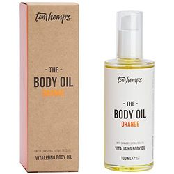 Tom Hemp's, The Body Oil Orange - Vegan kroppsolja med hampafröolja, 100 ml