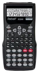 Calculatrice scientifique rebell rebell sC2040 calculatrice scientifique 240 fonctions mathématiques et 2–grand écran noir