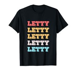Carino regalo personalizzato Letty Nome personalizzato Maglietta