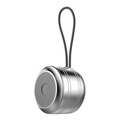 Rawrr - Altoparlante Bluetooth portatile per esterni, con funzione vivavoce, con driver per bassi, altoparlante per casa e giardino, argento