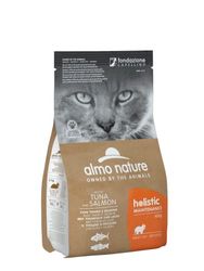 Almo Nature Holistic Maintenance, Crocchette per Gatti Adulti Con Tonno e Salmone - Sacco da 400 g.