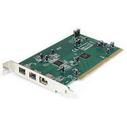 StarTech.com Carte adaptateur 3 ports PCI 1394b FireWire avec kit d’édition vidéo numérique (PCI1394B_3)