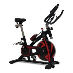 Indoor Cycling con volano da 6 kg | Bicicletta da Camera Ergonomica per Allenamento da casa FitBike Bici Fitness