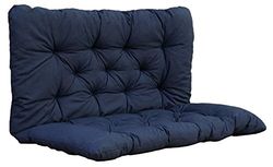 Ambientehome Coussin pour Banc - 100 x 98 x 8 cm - Gris Foncé